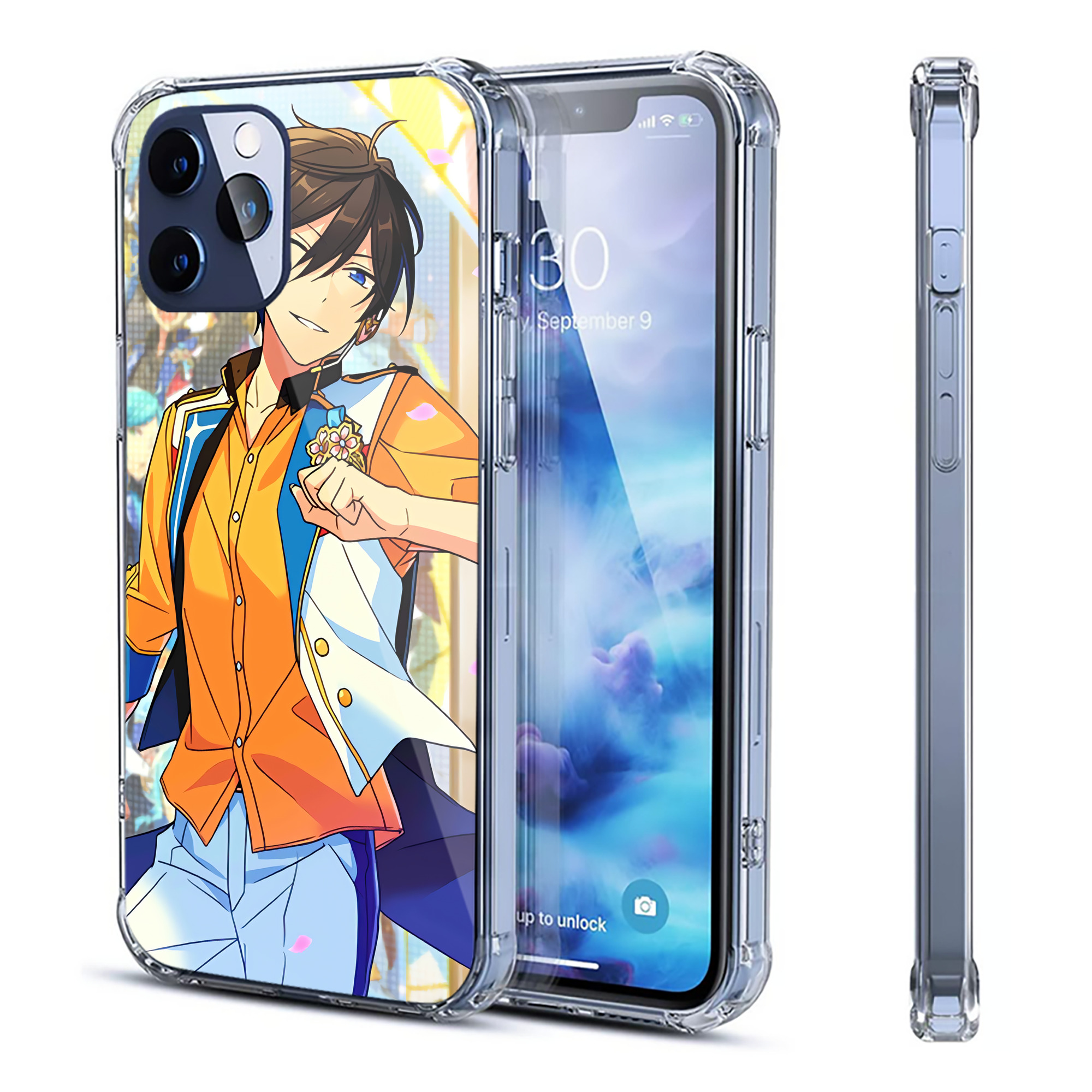 （画像用） あんさんぶるスターズ! Ensemble Stars 【iPhone 12シリーズ対応】透明スマホケース（クリアソフトケース）